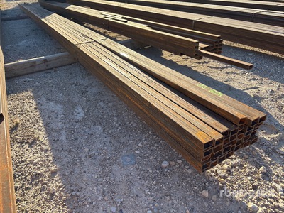 Quantity of (35) 1-1/2 in x 1 in 14 GA Rectangle Tubing معادن متنوعة