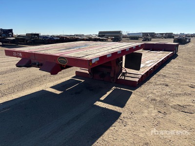 1993 Aspen RGN 28 ton T/A Double Drop Removable Gooseneck Lowboy Trailer