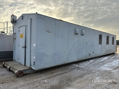 50 ft x 10 ft Skid-Mounted Oilfield Workshop
