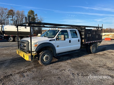2016 Ford F-450 XL 4x4 Crew Cab 平台トラック