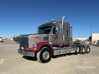 2015 Freightliner 122D 8x4 Heavy Haul Tri/A Sleeper Truck Tractor