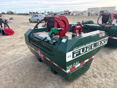 2025 Fyrebx FUELBX 300 Gallon Skid Steer Fuel Tank Attachment (Unused)