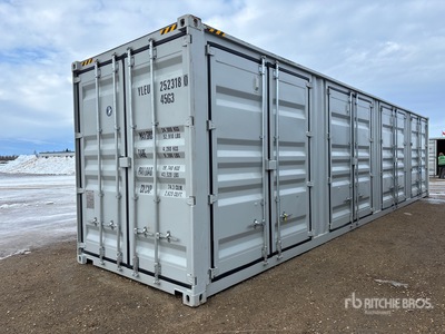 2025 40 ft High Cube Multi-Door Storage Container