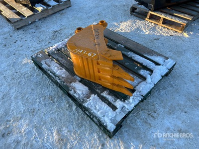 2026 GIYI GY-BK 12 in Digging Excavator Bucket - Fits Cat 305 (Unused)