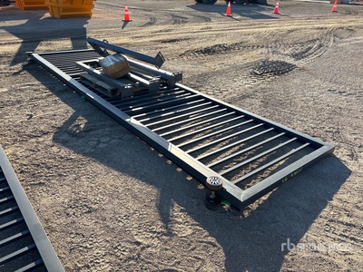 2026 SKLP SK-D6 19 ft 8 in x 4 ft 11 in Wrought Iron Electric Sliding Driveway Gate (Unused)