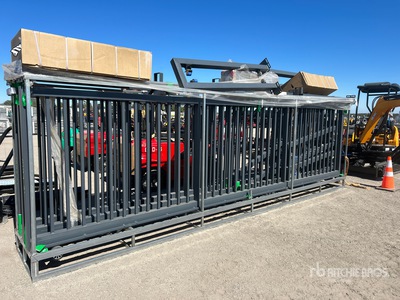 2026 SKLP SK-D6 20 ft x 6 ft Wrought Iron Electric Sliding Driveway Gate (Unused)