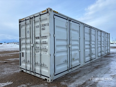 2025 40 ft High Cube Multi-Door Storage Container