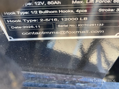 2026 GIYI GY-TE31 Fifth Wheel Wrecker Attachment (Unused)