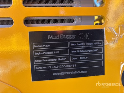 2026 SDLOOL SL-X1200J Stand-On Swivel Mini Chariot à béton (Unused)