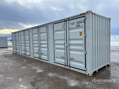 2025 40 ft High Cube Multi-Door Storage Container