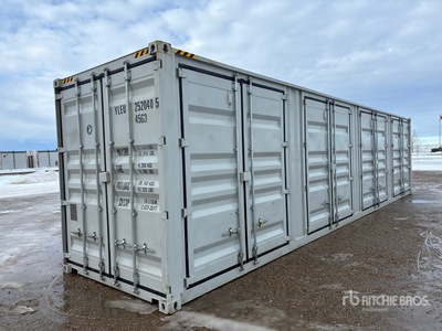 2025 40 ft High Cube Multi-Door Storage Container