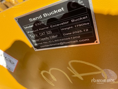 2026 GIYI GY-BK Excavator Bucket (Unused)