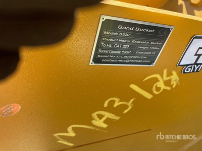 2026 GIYI GY-BK Excavator Bucket (Unused)