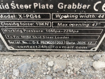 2026 GIYI GY-X PG44 Mini Grappin pour chariot élévateur (Unused)