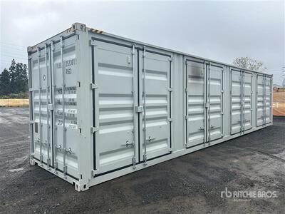 2026 40 ft High Cube Multi-Door Storage Container (Unused)