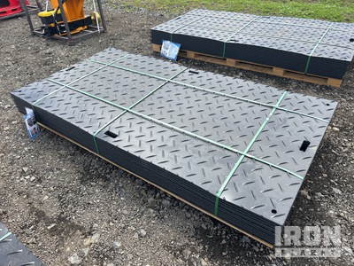 Quantity of (12) SKLP SK-LJB12 1200 mm x 2400 mm Polyethylene Ground Protection Mats (Unused)