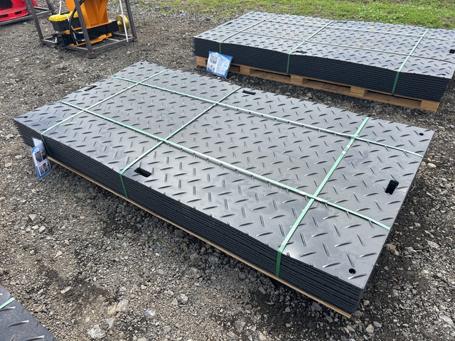 Quantity of (12) SKLP SK-LJB12 1200 mm x 2400 mm Polyethylene Ground Protection Mats (Unused)