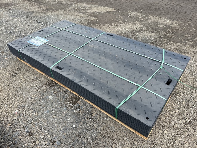 Quantity of (12) SKLP SK-LJB12 1200 mm x 2400 mm Polyethylene Ground Protection Mats (Unused)