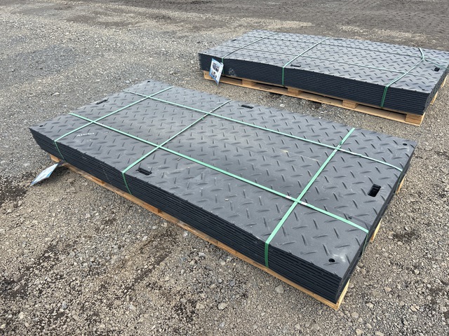 Quantity of (12) SKLP SK-LJB12 1200 mm x 2400 mm Polyethylene Ground Protection Mats (Unused)