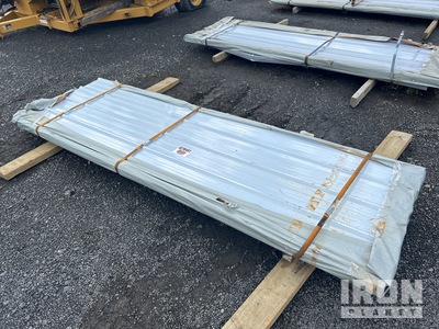 Quantity of (100) SKLP SKL100 950 mm x 3 m Galvalume Corrugated Steel Panels (Unused)