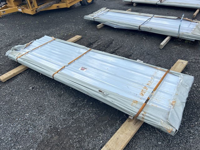 Quantity of (100) SKLP SKL100 950 mm x 3 m Galvalume Corrugated Steel Panels (Unused)