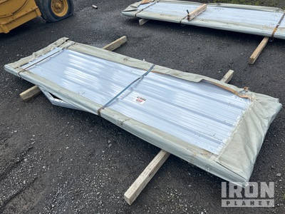 Quantity of (100) SKLP SKL100 950 mm x 3 m Galvalume Corrugated Steel Panels (Unused)