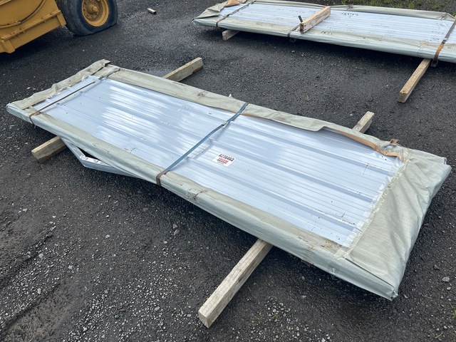 Quantity of (100) SKLP SKL100 950 mm x 3 m Galvalume Corrugated Steel Panels (Unused)