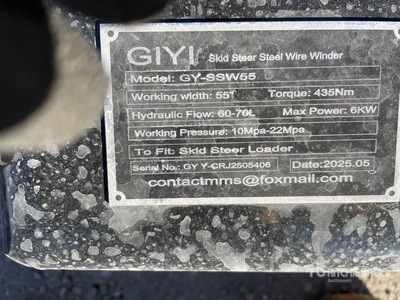2026 GIYI GY-SSW55 Slip Winding Machine (Unused)