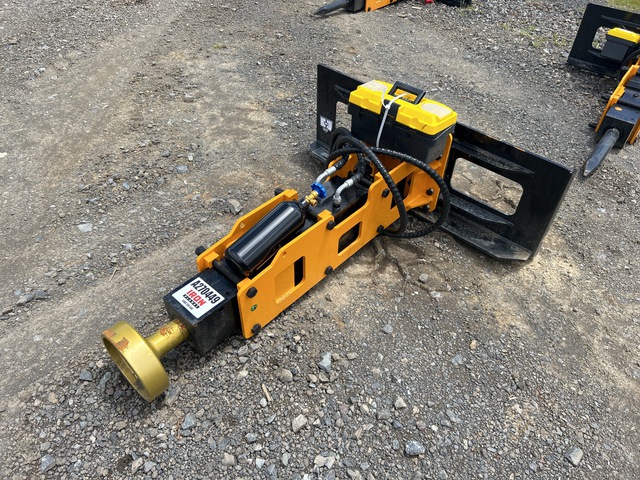 2025 GIYI GY-D680 Skid Steer Post Driver (Unused)