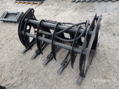 2026 GIYI GY-MCLG60 44 in Skeleton Grappin pour chargeuse à différentiel - Fits GIYI GY-HWG44 (Unused)