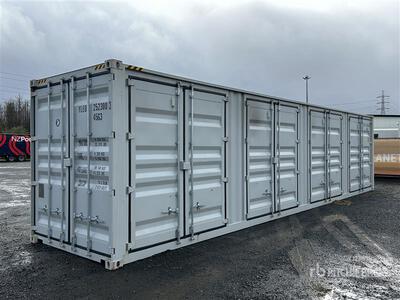 2025 40 ft High Cube Multi-Door Storage Container