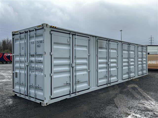 2025 40 ft High Cube Multi-Door Storage Container