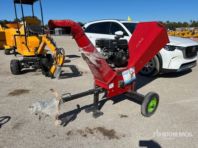 2026 GIYI SL-MWC135 Tow-Behind Wood Chipper (Unused)