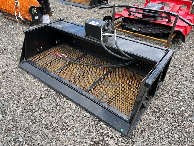 2025 GIYI GY-VB59 1950 mm Vibrating Skid Steer Bucket (Unused)