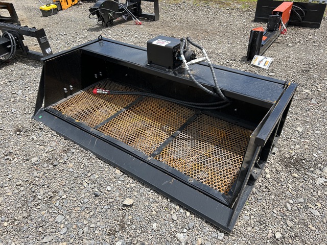 2025 GIYI GY-VB59 1950 mm Vibrating Skid Steer Bucket (Unused)