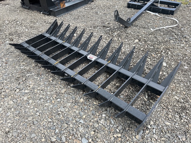 2025 GIYI GY-REB5 2150 mm Skid Steer Rake (Unused)