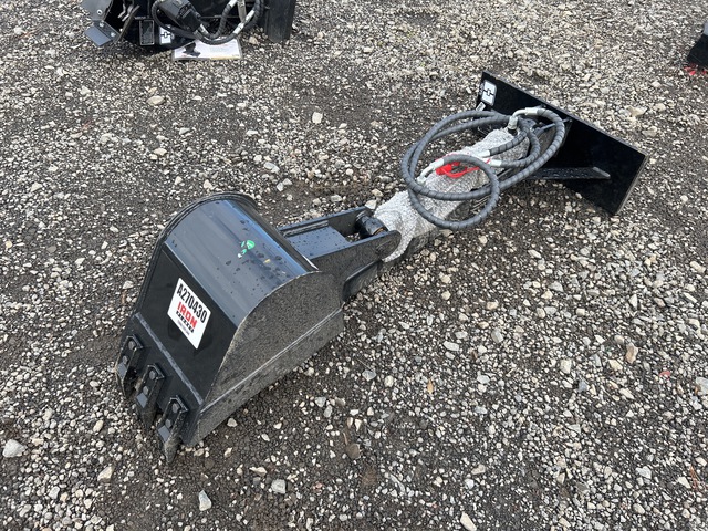 2025 GIYI GY-ZWB 300 mm Mini Skid Steer Backhoe (Unused)