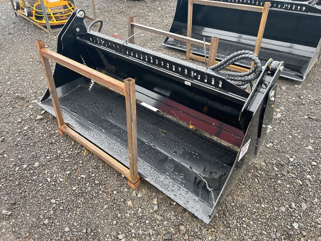 2025 GIYI GY-KH72 1800 mm Multi-Purpose Skid Steer Bucket (Unused)