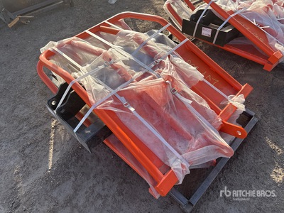 2026 GIYI GY-CL100C 100 in Skid Steer Clamp Grabber スキッドステア付属部品 (Unused)