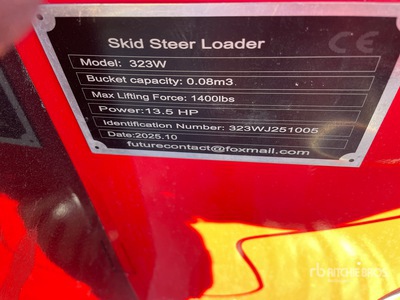 2026 SDLOOL SL-323W Chargeuse à direction à glissement (Unused)