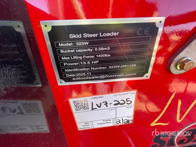 2026 SDLOOL SL-323W Chargeuse à direction à glissement (Unused)