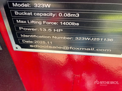 2026 SDLOOL SL-323W Chargeuse à direction à glissement (Unused)