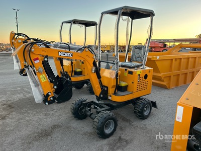 2026 VICSEC VC-L13 Wheeled Mini Excavator (Unused)