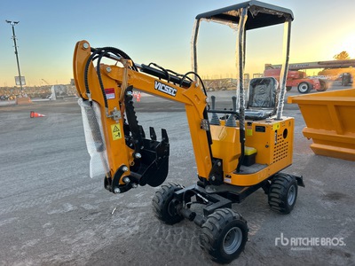 2026 VICSEC VC-L13 Wheeled Mini Excavator (Unused)
