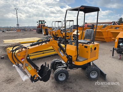 2026 VICSEC VC-L13 Mini Wheel Excavator (Unused)