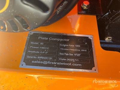 2026 SDLOOL SL90 Vibratory Plate Compactor (Unused)