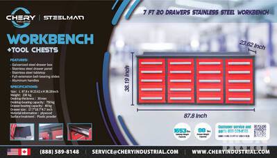 Steelman 7FT-20D Caja de herramientas (Unused)