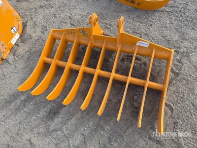 2026 GIYI 45 in Râteau de pelleteuse - Fits Cat 307 (Unused)