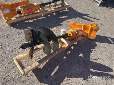 2026 GIYI Tarière pour excavatrice - Fits Cat 303 (Unused)