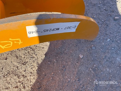 2026 GIYI Excavator Rake - Fits Cat 307 (Unused)